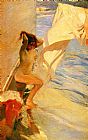 Joaquin Sorolla y Bastida Before Bathing painting